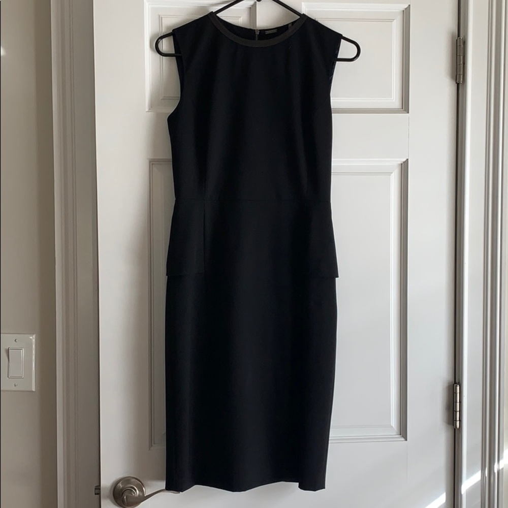 Elie Tahari black Peplum dress